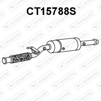 Filtre à particules / à suie, échappement VENEPORTE CT15788S