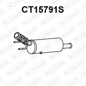 Filtre à particules / à suie, échappement VENEPORTE CT15791S