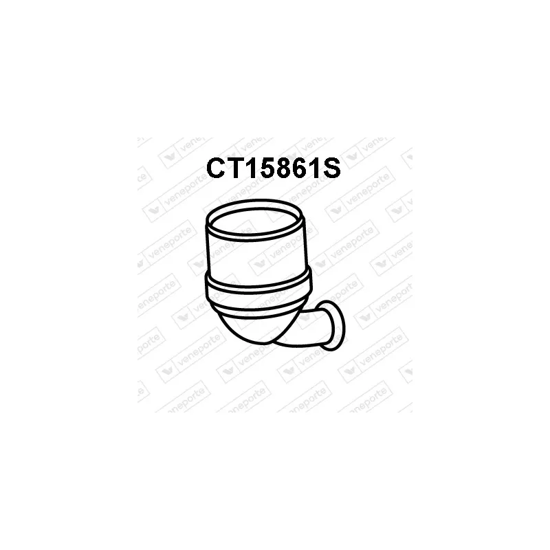 Filtre à particules / à suie, échappement VENEPORTE CT15861S