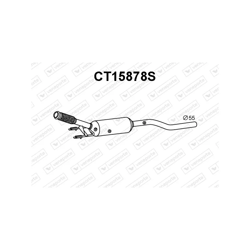Filtre à particules / à suie, échappement VENEPORTE CT15878S