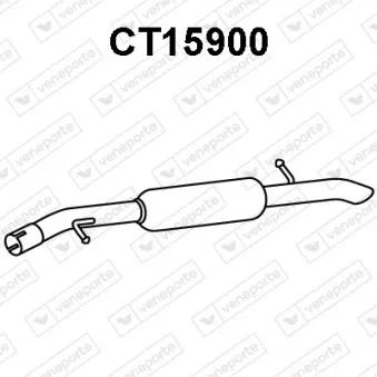 Tuyau d'échappement VENEPORTE CT15900