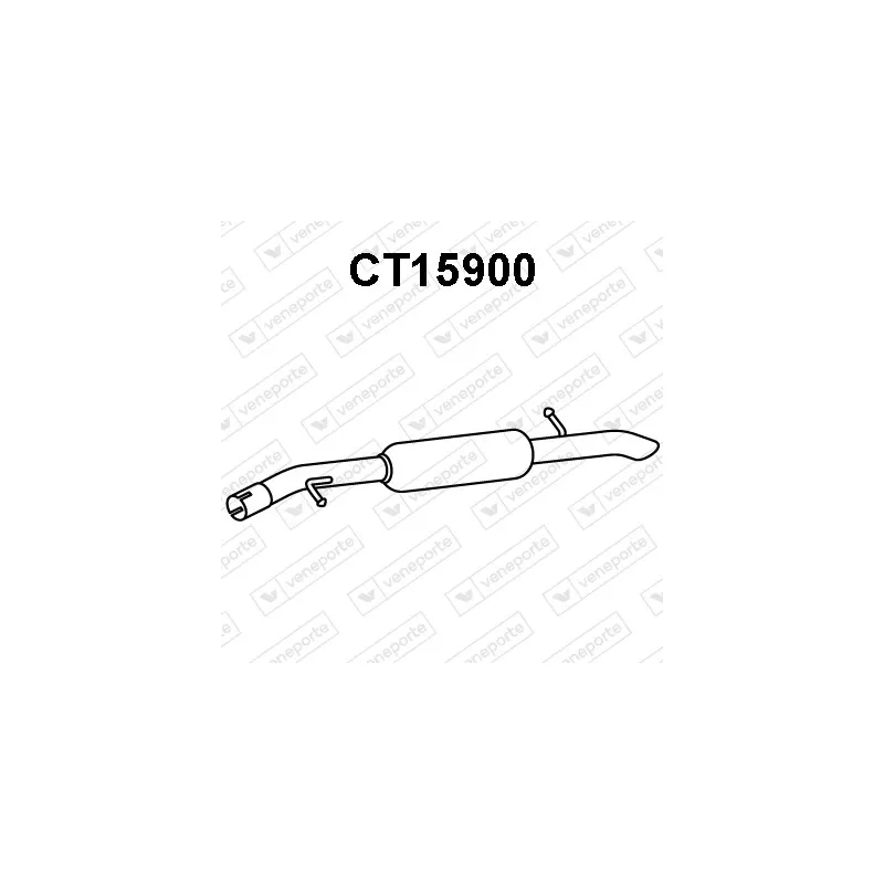 Tuyau d'échappement VENEPORTE CT15900