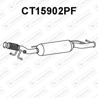 Catalyseur SCR VENEPORTE CT15902PF