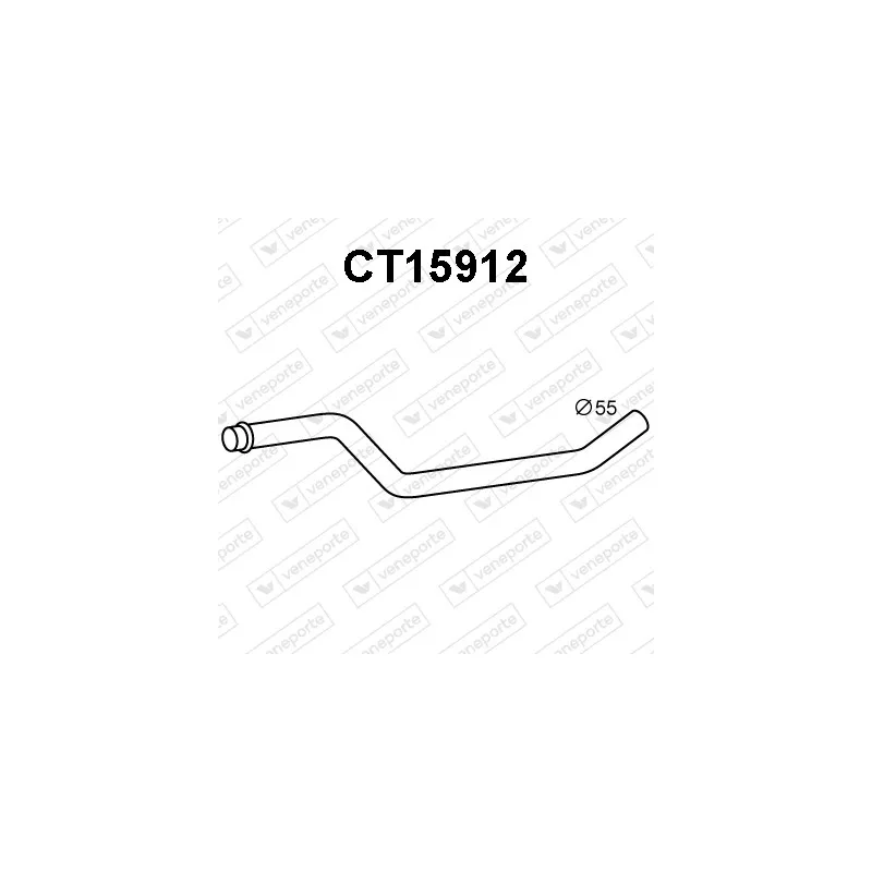 Tuyau d'échappement VENEPORTE CT15912