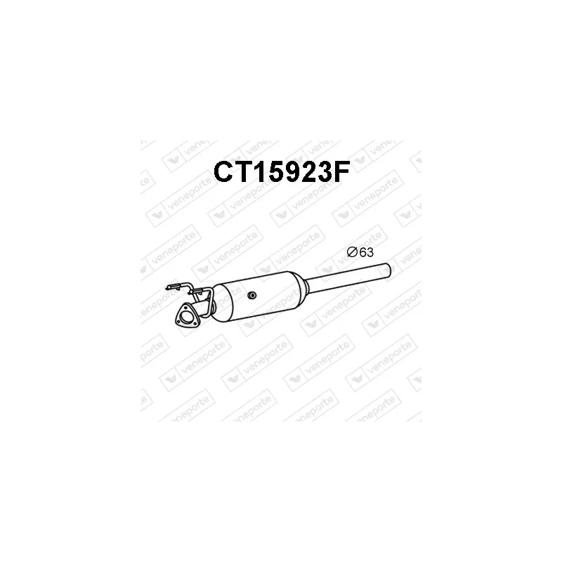Filtre à particules / à suie, échappement VENEPORTE CT15923F