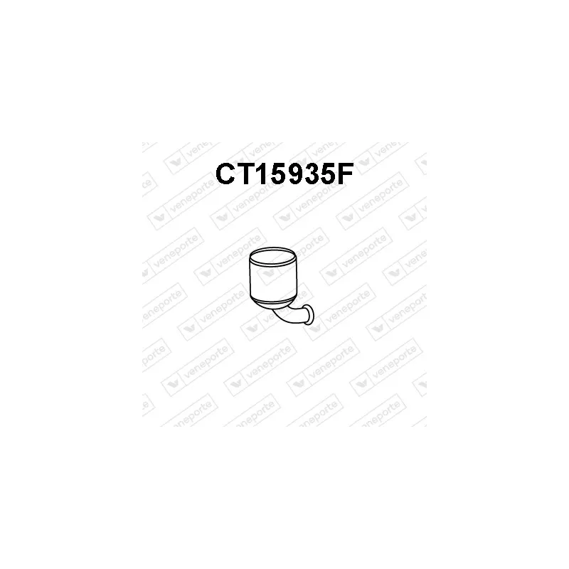 Filtre à particules / à suie, échappement VENEPORTE CT15935F