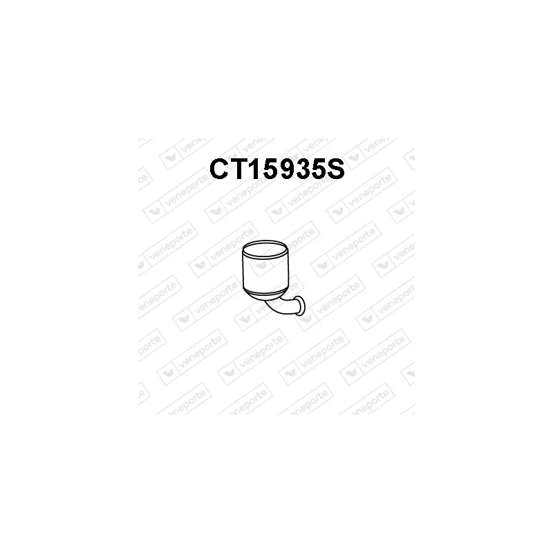 Filtre à particules / à suie, échappement VENEPORTE CT15935S