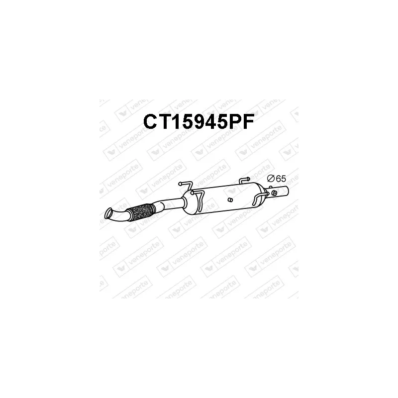Catalyseur SCR VENEPORTE CT15945PF
