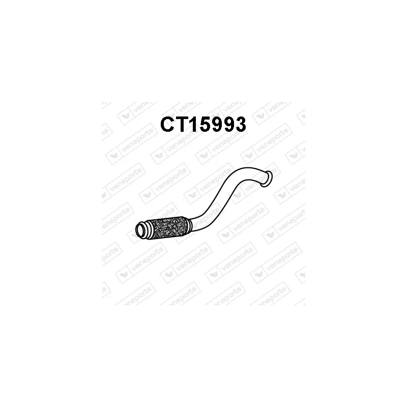 Tuyau d'échappement VENEPORTE CT15993