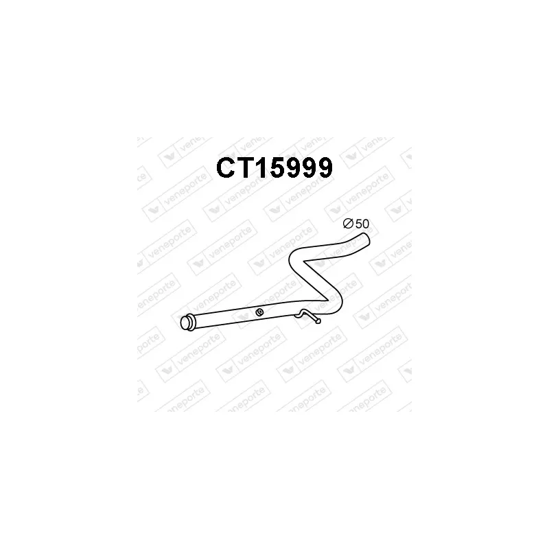 Tuyau d'échappement VENEPORTE CT15999