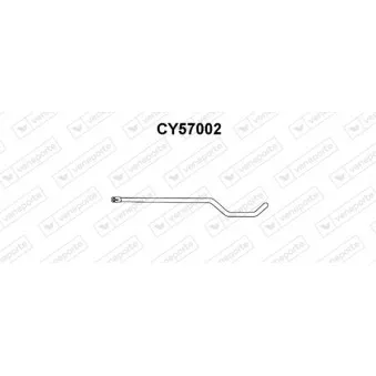 Tuyau d'échappement VENEPORTE CY57002
