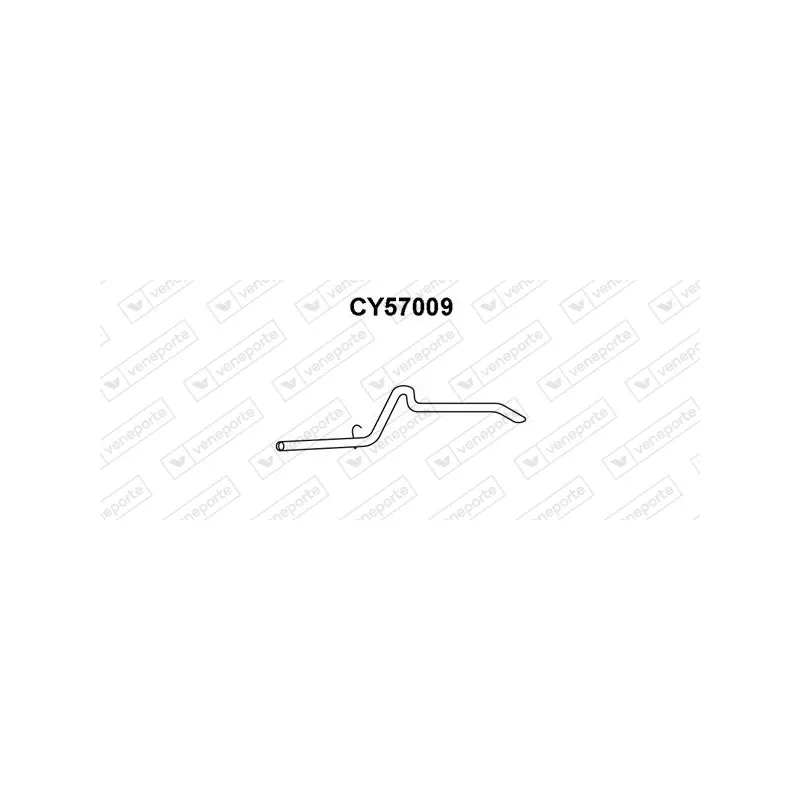Tuyau d'échappement VENEPORTE CY57009