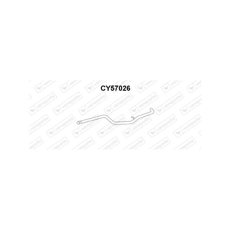 Tuyau d'échappement VENEPORTE CY57026
