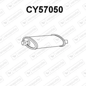 Silencieux arrière VENEPORTE CY57050
