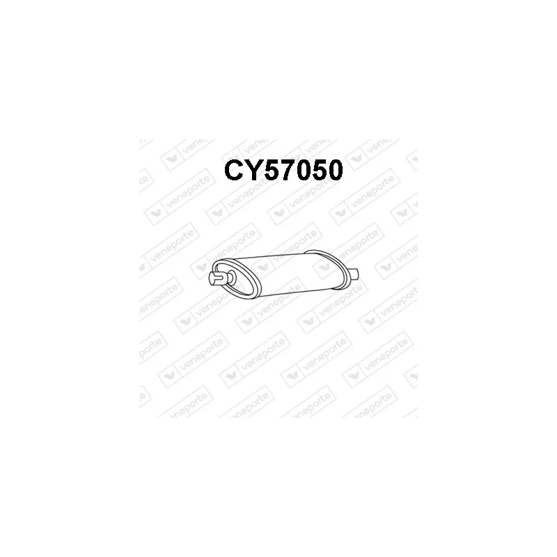 Silencieux arrière VENEPORTE CY57050