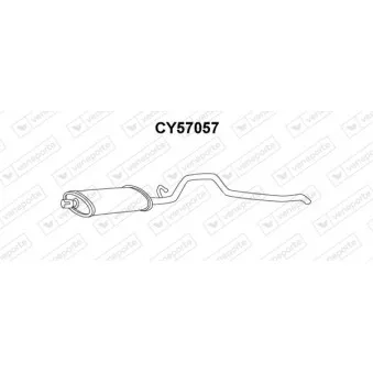 Silencieux arrière VENEPORTE