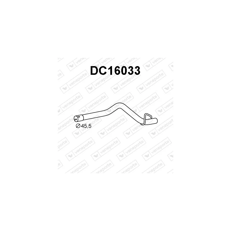 Tuyau d'échappement VENEPORTE DC16033