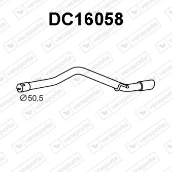 Tuyau d'échappement VENEPORTE DC16058