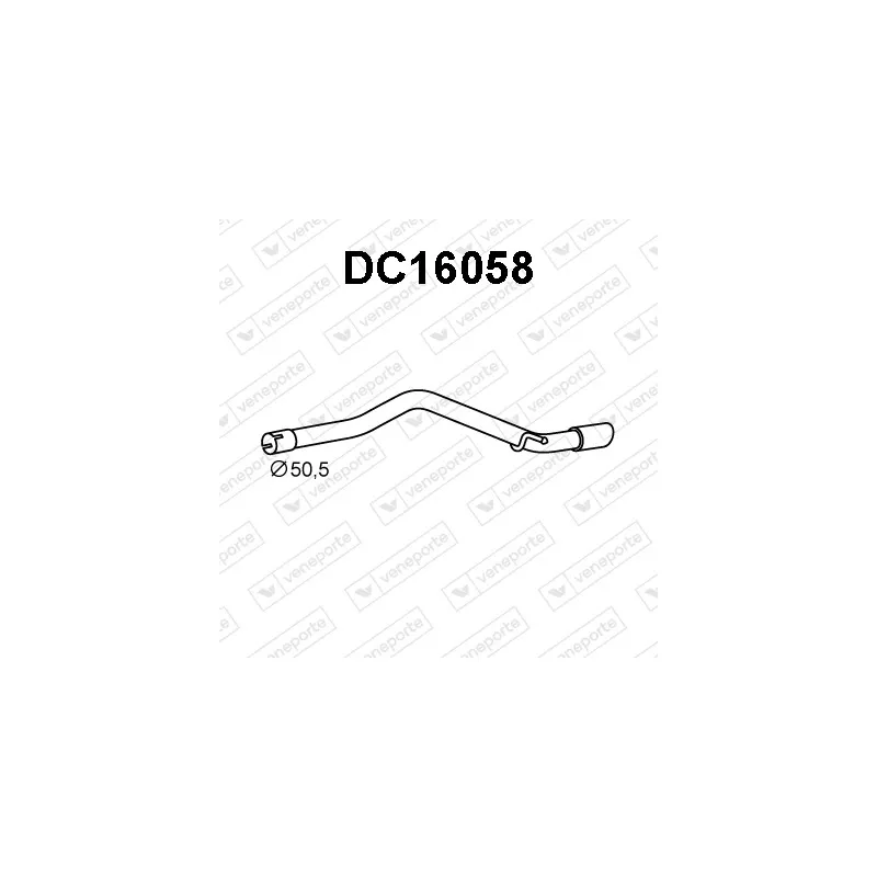 Tuyau d'échappement VENEPORTE DC16058