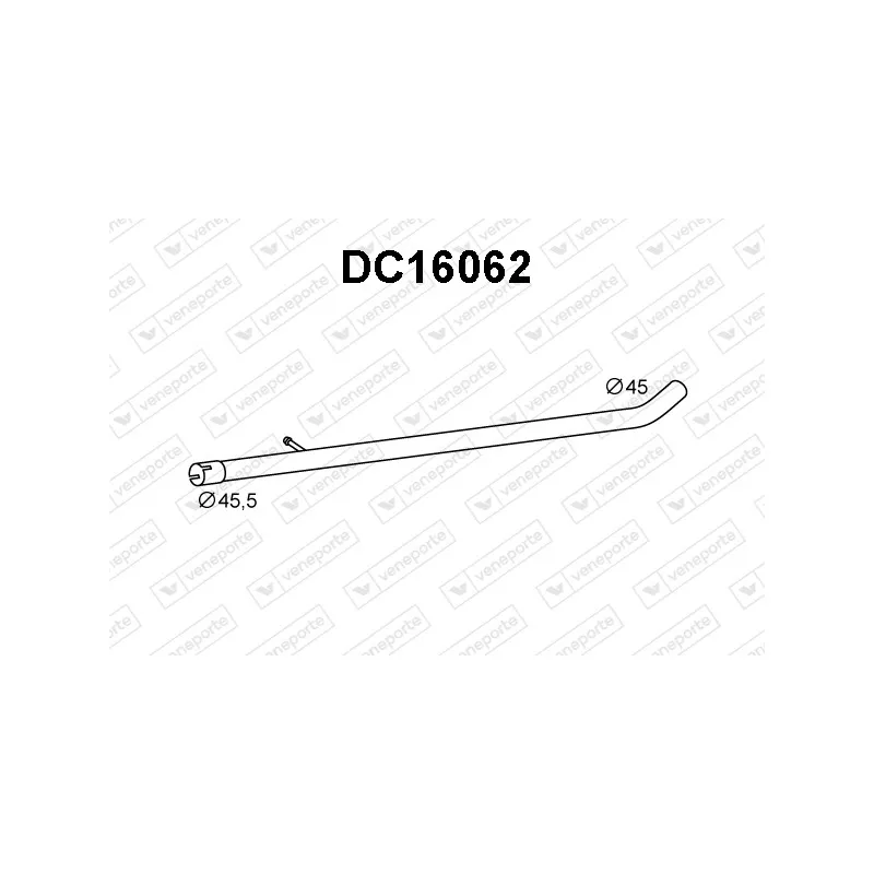 Tuyau d'échappement VENEPORTE DC16062