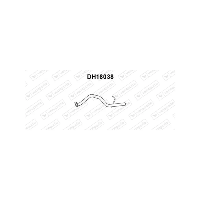 Silencieux arrière VENEPORTE DH18038