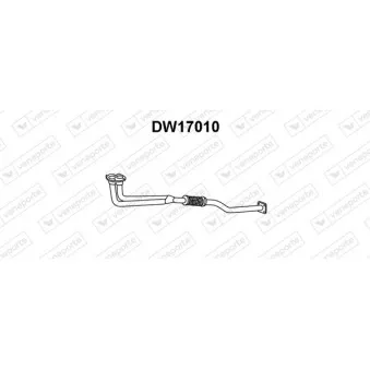 Tuyau d'échappement VENEPORTE DW17010