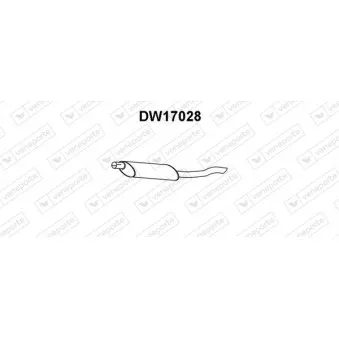 Silencieux arrière VENEPORTE DW17028