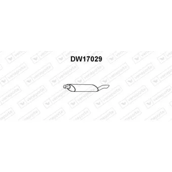 Silencieux arrière VENEPORTE DW17029