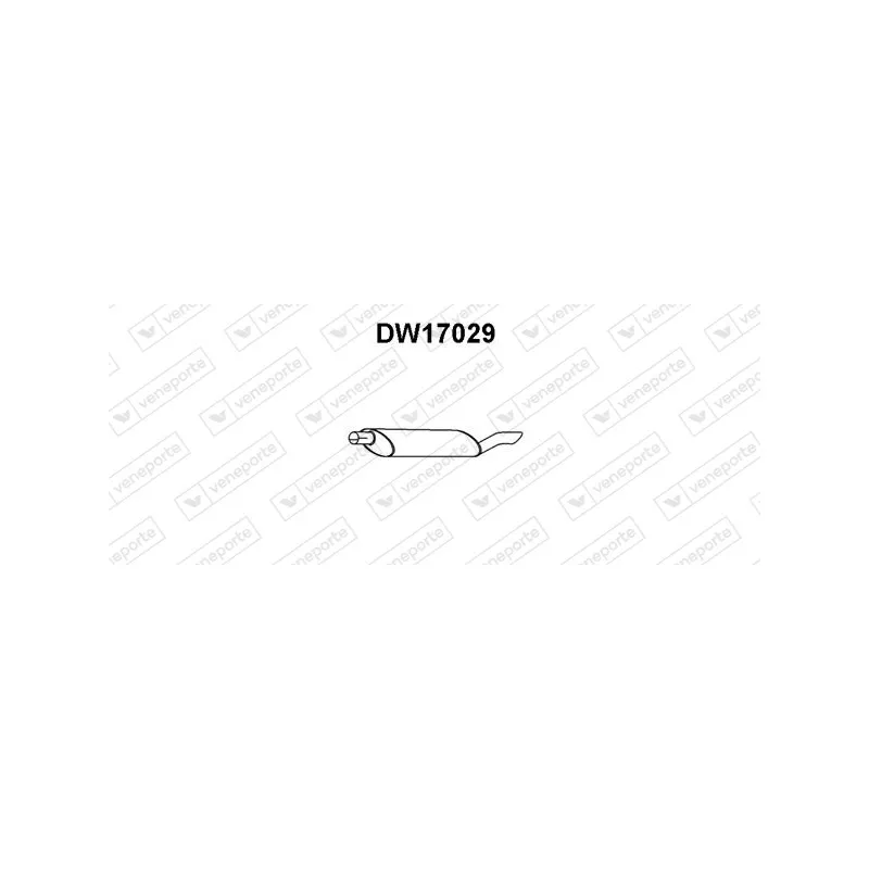Silencieux arrière VENEPORTE DW17029