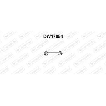 Tuyau d'échappement VENEPORTE DW17054