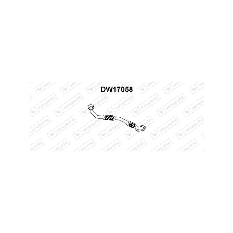 Tuyau d'échappement VENEPORTE DW17058
