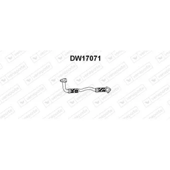 Tuyau d'échappement VENEPORTE DW17071