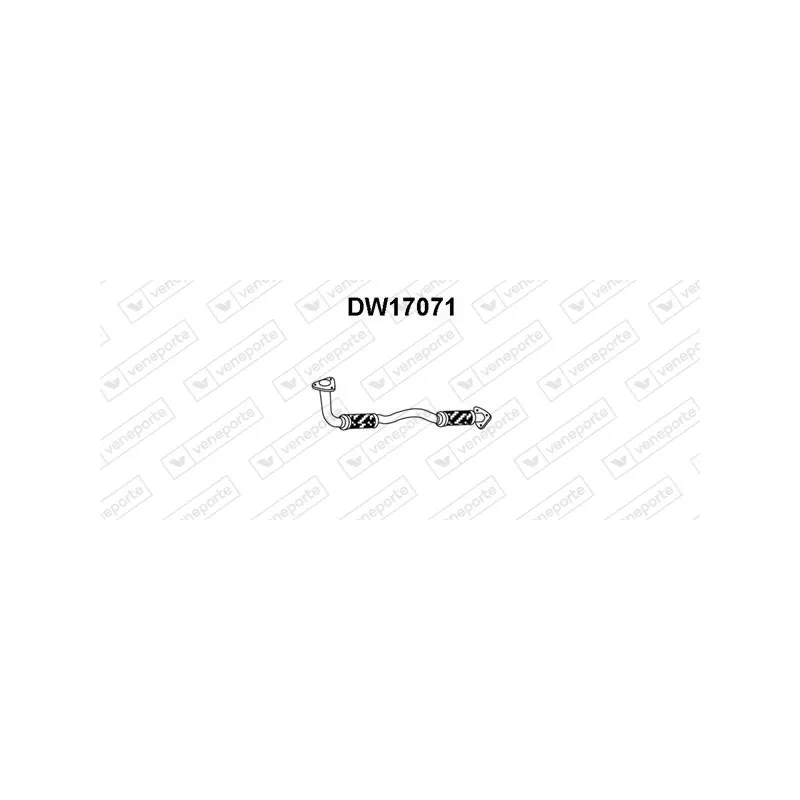 Tuyau d'échappement VENEPORTE DW17071
