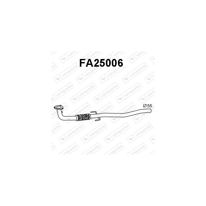 Tuyau d'échappement VENEPORTE FA25006