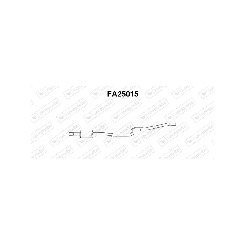 Silencieux avant VENEPORTE FA25015