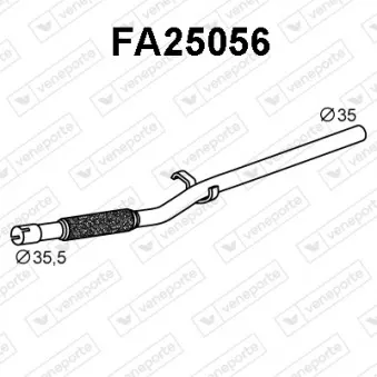 Tuyau d'échappement VENEPORTE FA25056