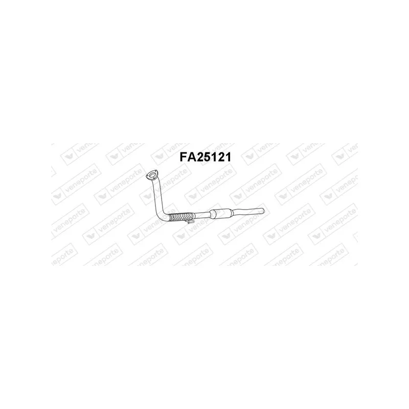 Tuyau d'échappement VENEPORTE FA25121