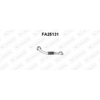 Tuyau d'échappement VENEPORTE FA25131