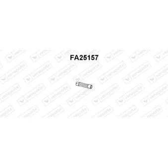 Tuyau d'échappement VENEPORTE FA25157
