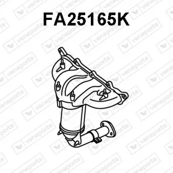Catalyseur en coude VENEPORTE FA25165K