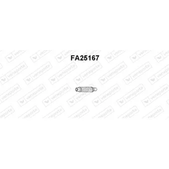 Tuyau d'échappement VENEPORTE FA25167