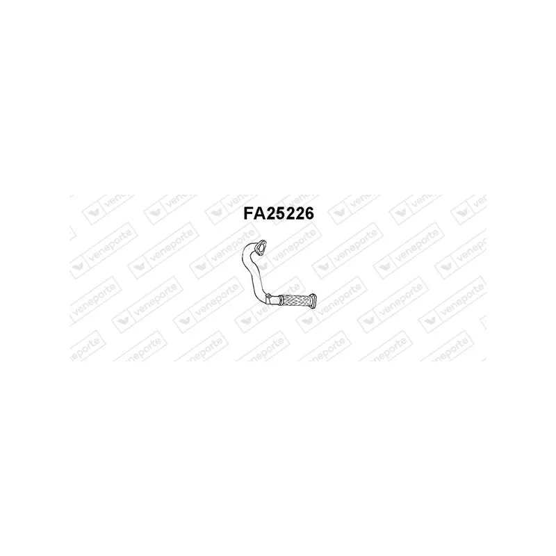 Tuyau d'échappement VENEPORTE FA25226