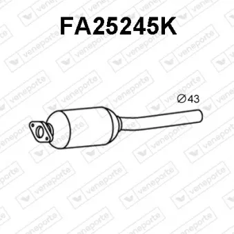 Catalyseur VENEPORTE FA25245K
