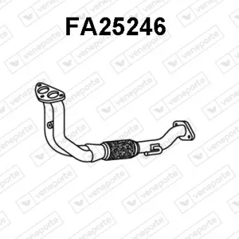 Tuyau d'échappement VENEPORTE FA25246