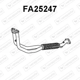 Tuyau d'échappement VENEPORTE FA25247