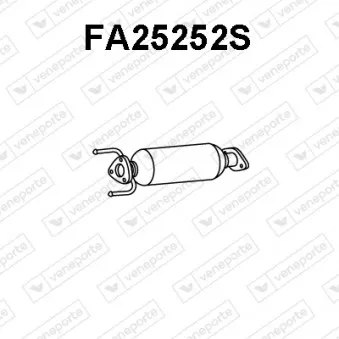 Filtre à particules / à suie, échappement VENEPORTE FA25252S