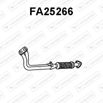 Tuyau d'échappement VENEPORTE FA25266