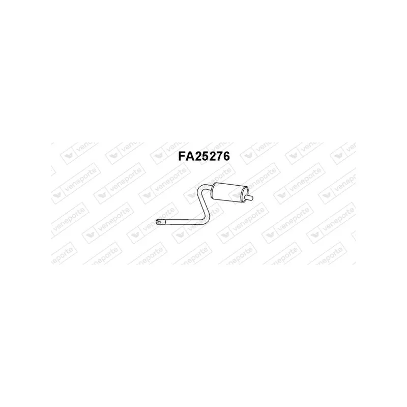 Silencieux central VENEPORTE FA25276