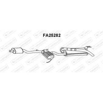 Silencieux arrière VENEPORTE