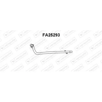 Tuyau d'échappement VENEPORTE FA25293